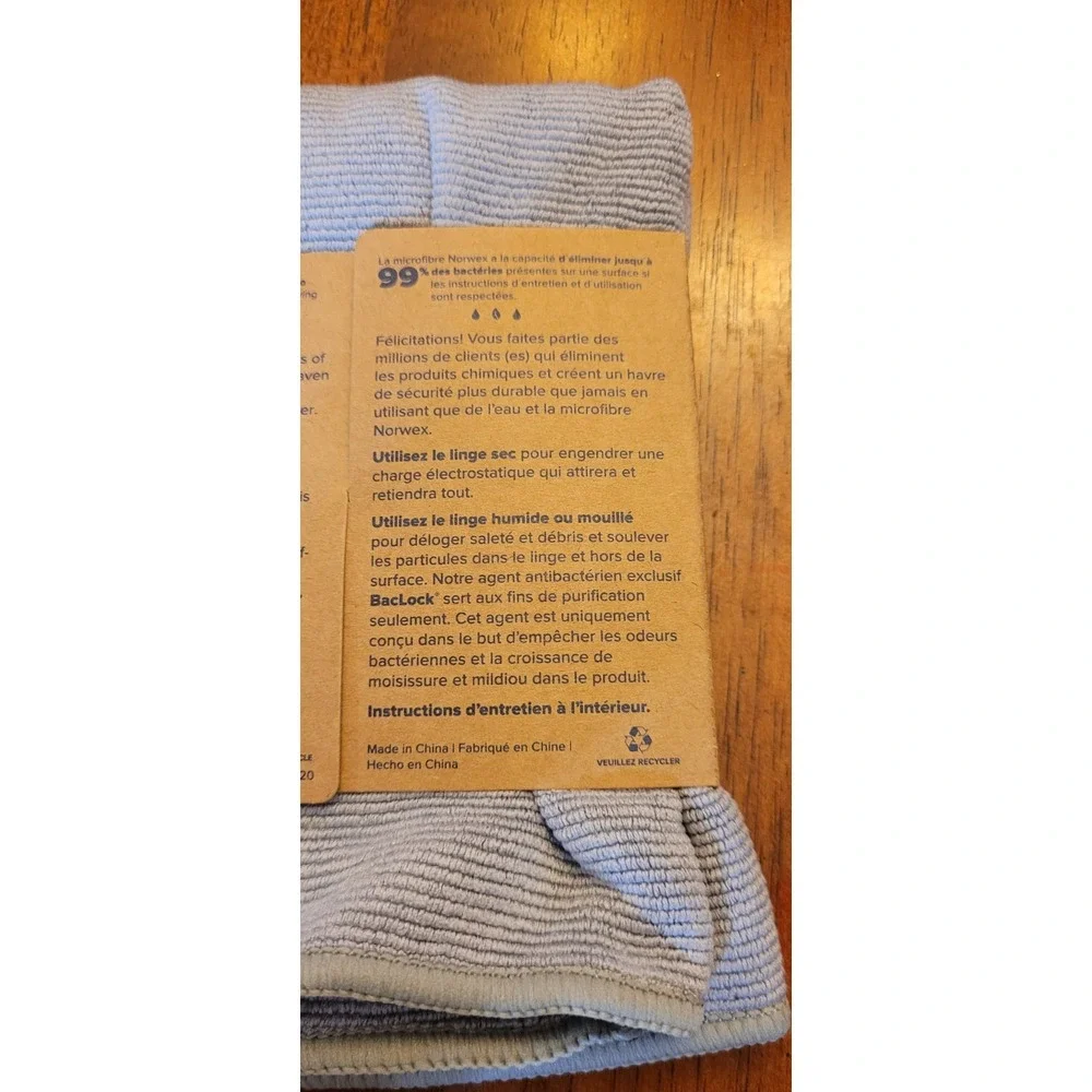 Norwex Envirocloth Microfiber Cloth With BacLock